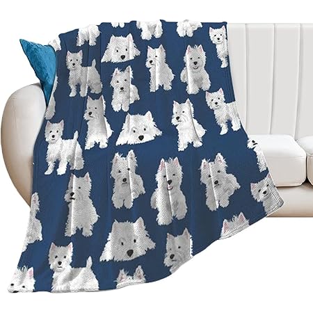 westie throw blanket
