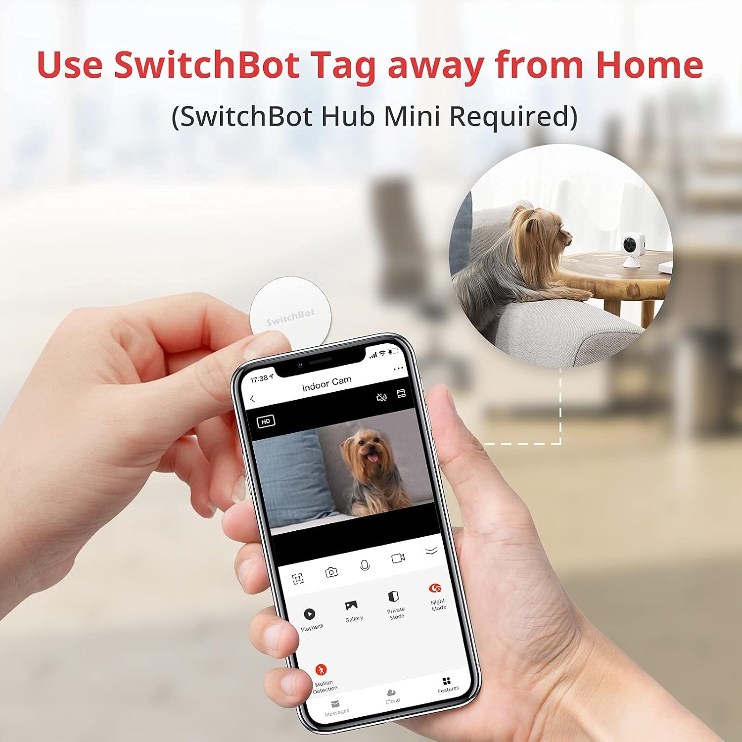 SwitchBot 3PCS NFC Tag Stickers, NTAG216 30mm 888 Bytes Tags Work Great with SwitchBot Devices, Compatible with iOS & Android and All Other NFC Enabled Devices