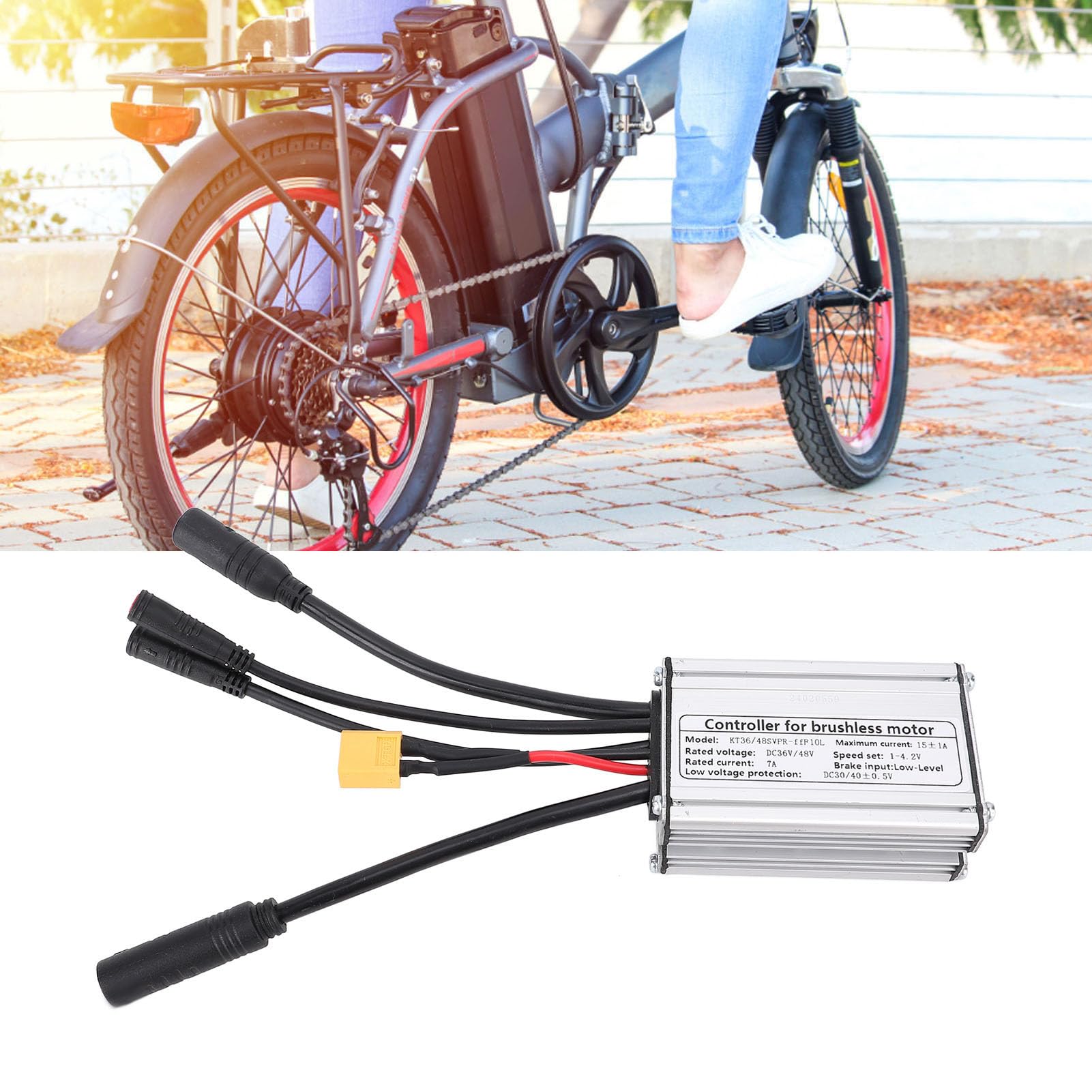 Amazon | Asixxsix ブラシレスモーターコントローラー、36V 48V EBIKE