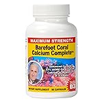 Barefoot Coral Calcium Complete 1500mg, 90 Capsules- Coral Calcium Supplement Developed by Bob Barefoot- Supports Overall Health & PH Levels- Contains Calcium, Magnesium & Vitamin D3