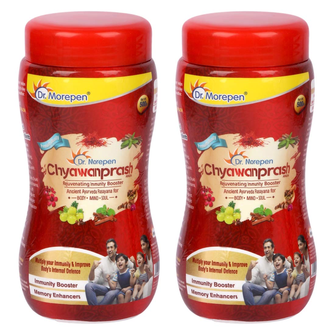 DR. MOREPEN Chyawanprash 500g For Kids & Adults Pack of 2