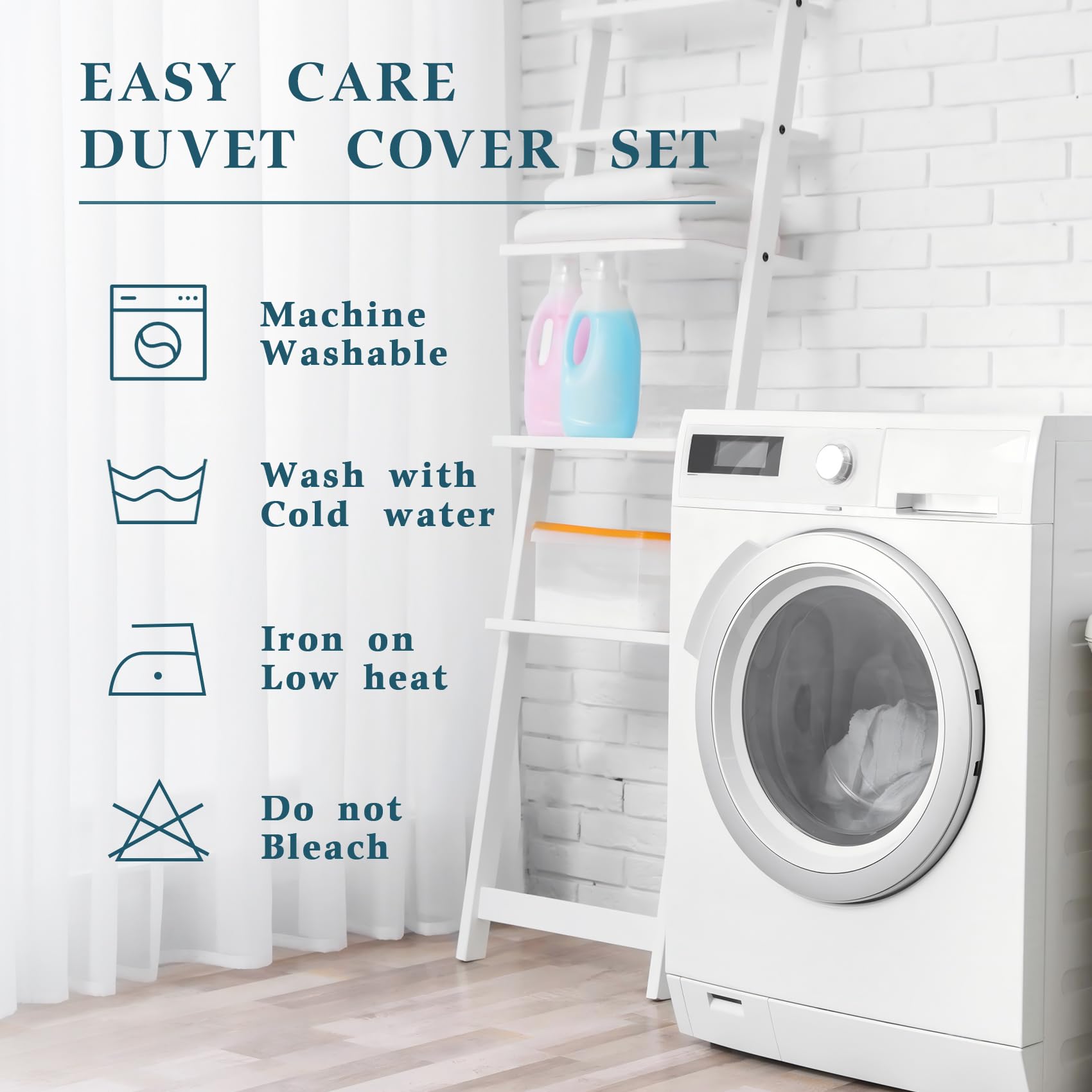 Housse de Couette 240 x 260 Nautique - Decoration Nautique, Parure de Lit 2 Personnes Boussole Bleu Marine, Linge de Lit en Microfibre Douce avec Fermeture éclair, 2 Taies d'oreiller 65x65 cm J#&270