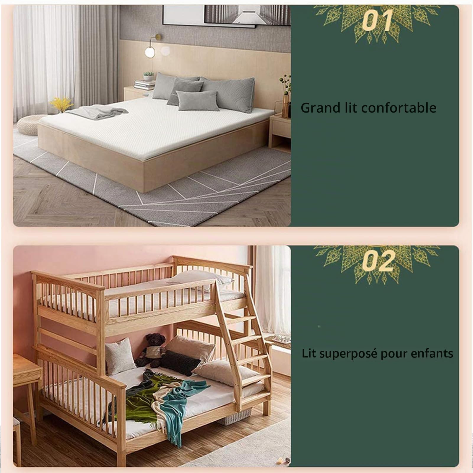 100% Latex Naturel Super Doux, surmatelas en Latex Naturel de qualité supérieure, Aide à soulager l'épaule,2.5cm,90x200cm(35x79in)