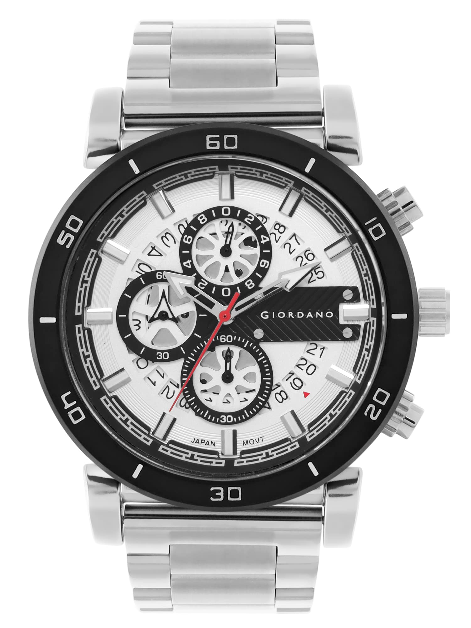 Giordano Multi-Functional Watch for Man with Chronograph Mechanism and Stylish Metal Strap, Wrist Watch for Men - GD-50013-11 (B0BLN3LHNQ) Amazon Price History, Amazon Price Tracker