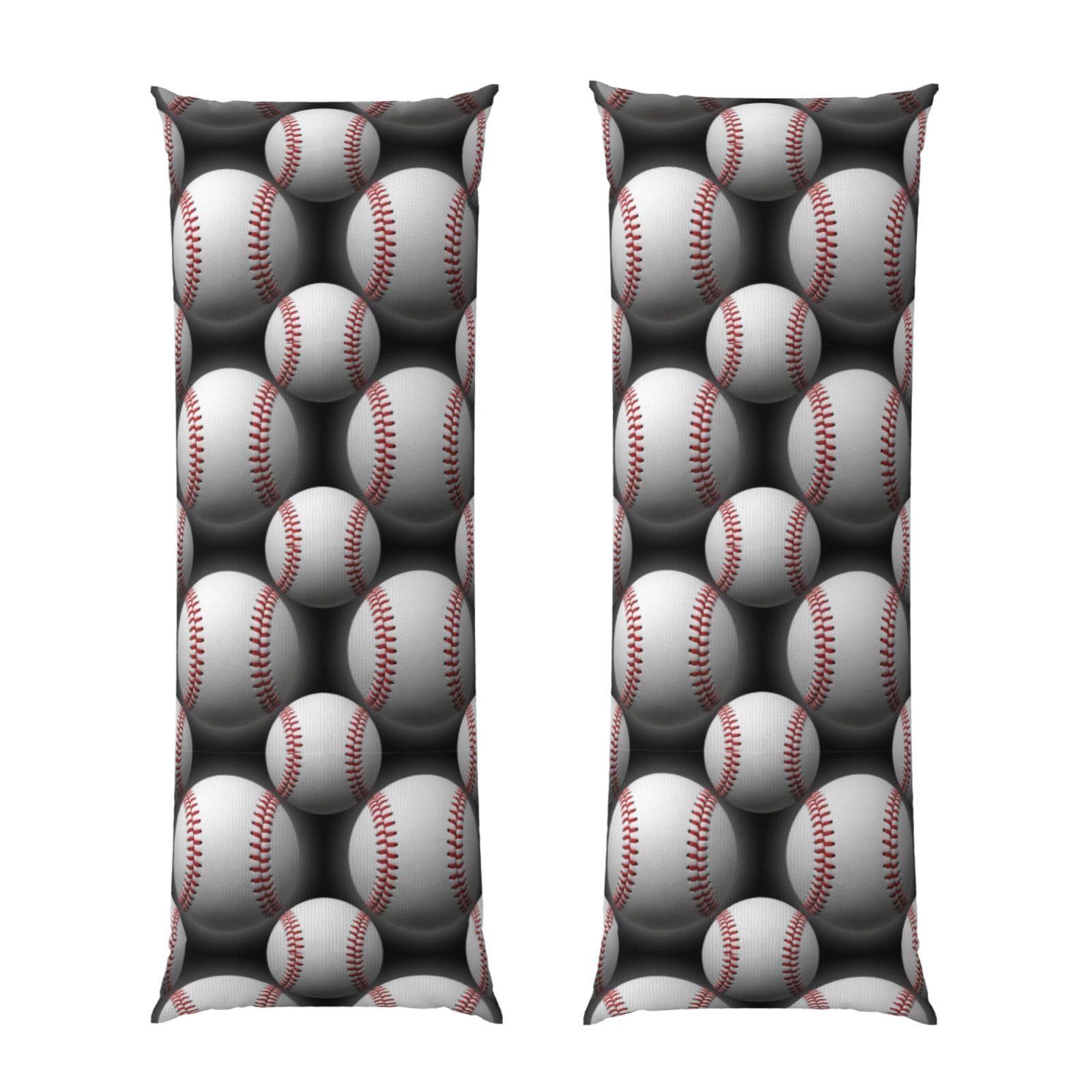Body Pillowcase 20x54, Sport Baseball, Premium Ultra Soft Pillow Cover with Zipper Closure, Breathable Bedding Protector for Men Women Bed Sofa