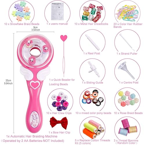 Miniatura 3 de Oradrem Fácil decoración automática del cabello, trenzador, herramienta de peinado eléctrica, regalo de belleza, moda, kit de juguetes para