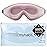 MyHalos Sleep Mask - Eye Masks for Sleep - 100% Blackout Sleeping Mask for Women, Men & Side Sleepers - 3D Sleeping Eye Mask for Zero Pressure - Award Winning Design, Eyelash Friendly & Breathable