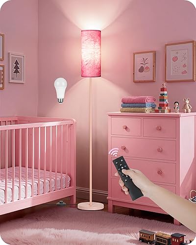 Miniatura 10 de Juego de 2 lámparas de pie regulables para sala de estar con 2 controles remotos e interruptor de pie, lámpara de pie moderna de 64.4 pulgadas, 2