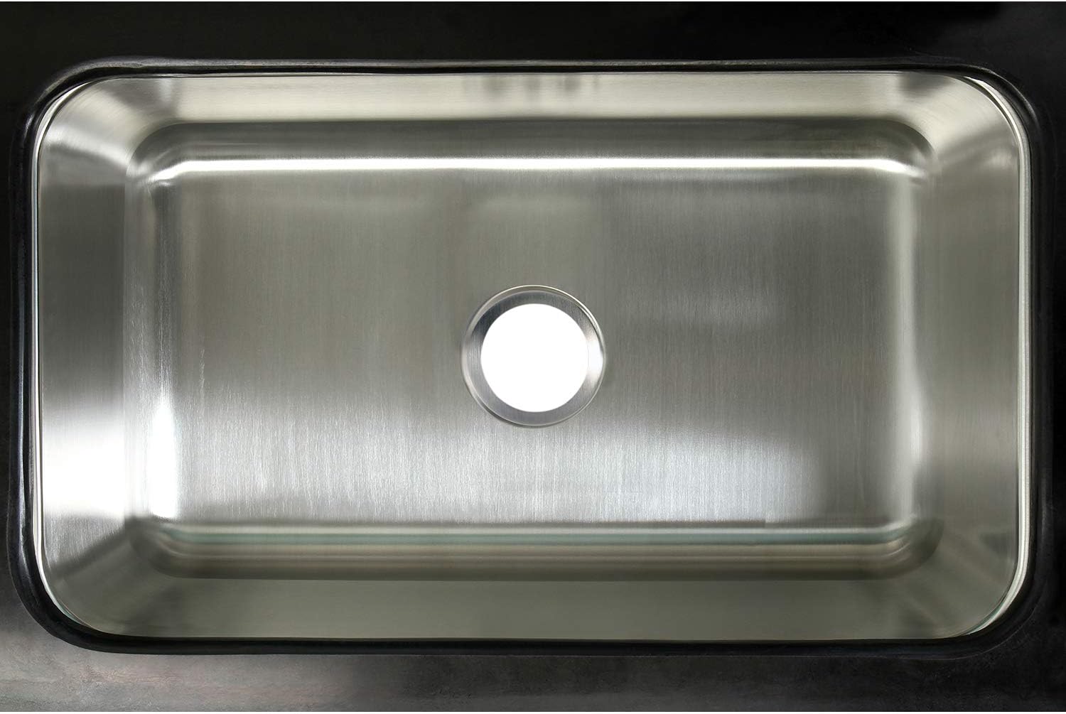 Frее Shірріng 🛒 Kingston Brass Gourmetier GKUS3018 Undermount Single Bowl Kitchen Sink 30-Inch-Length by 18-Inch-Width by 10-Inch-Depth, 18 Gauge, Brushed Stainless Steel Fеаturеd Prоduсt Kingston Brass Gourmetier GKUS3018 Undermount Single Bowl Kitchen Sink 30-Inch-Length by 18-Inch-Width by 10-Inch-Depth, 18 Gauge, Brushed Stainless Steel