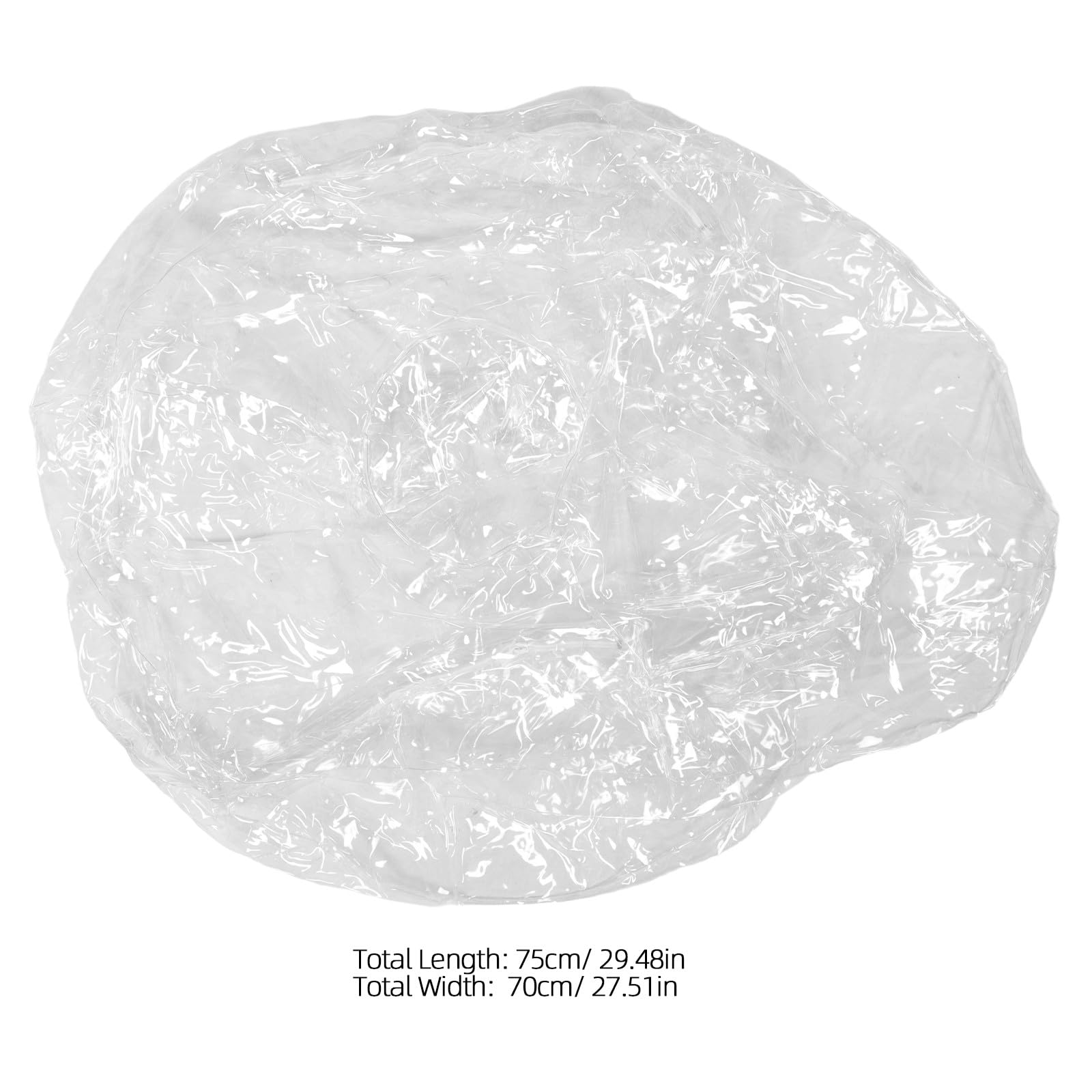 NUOBESTY Funda Transparente para sofá o de Peluche, Impermeable, de PVC, para Guardar Juguetes de Peluche, Organizador Grande y Transparente para Habitaciones de niños.