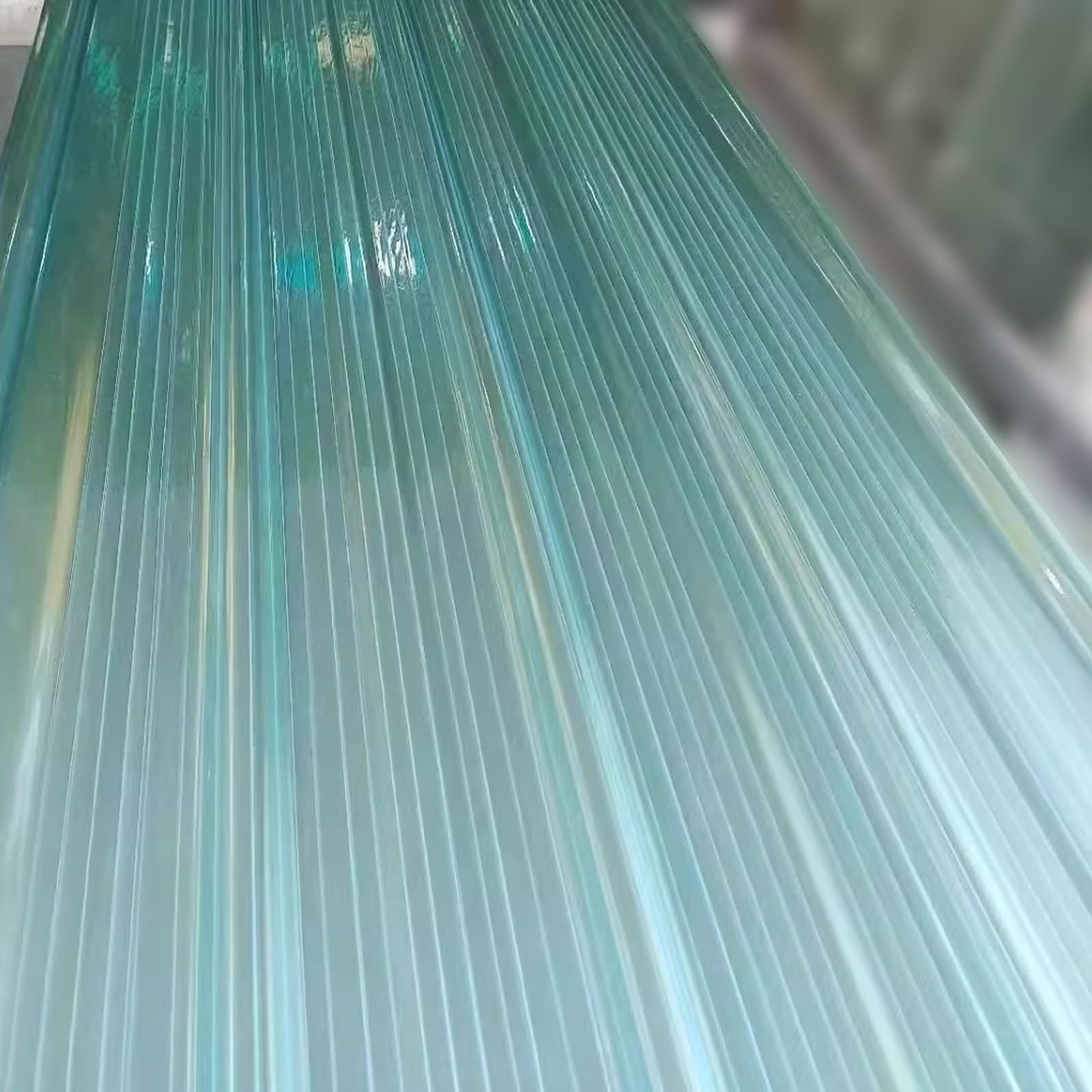 Lámina transparente para techo ZXFDMSWJ resistente a impactos con tejas de protección UV