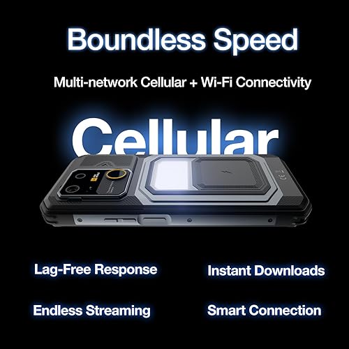 Miniatura 2 de AGM Teléfono inteligente Android resistente G3, 5G desbloqueado, pantalla de fluidos de 6.72 pulgadas FHD+120Hz, MTK 7300, cámara AI de 64 MP, carga