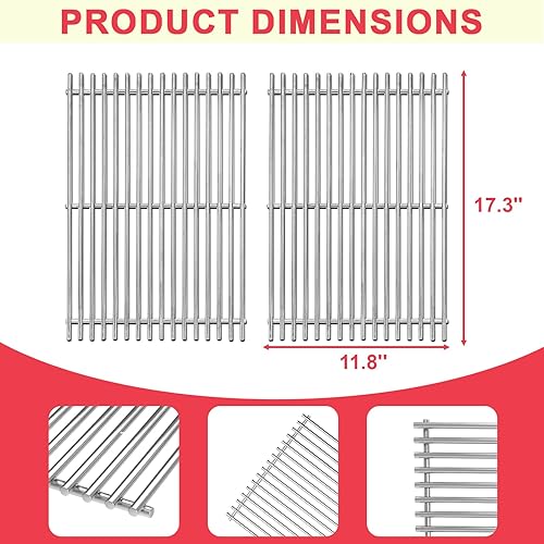 Miniatura 9 de Spirit 300 Rejillas de parrilla para Weber Spirit 300 SER E310 E/S 320 S310, E/S 330 II E/S 310 piezas para parrilla Weber 7638 7525 7526 Parts