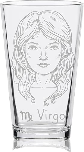 Miniatura 6 de GEMINI ZODIAC Engraved Pint Glass  Great Astrology Horoscope Mystical Gift Idea!
