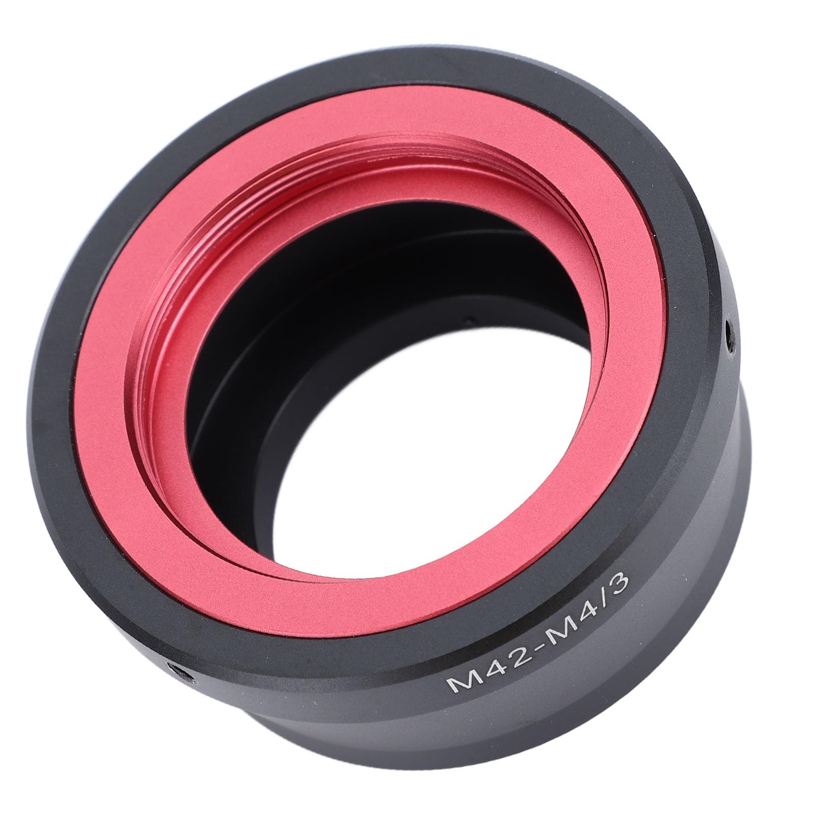 Adattatore per Obiettivo, Adattatore per Obiettivo da M42 a M4/3, Anello Convertitore per Obiettivo con Messa a Fuoco Manuale da 42 Mm con Tappo Posteriore per Lumix G GH1 GF1