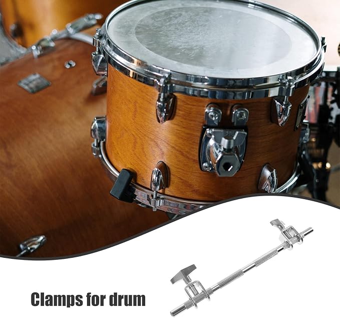 Pinza soporte para cowbell con 2 bloques de fijación miniatura 7