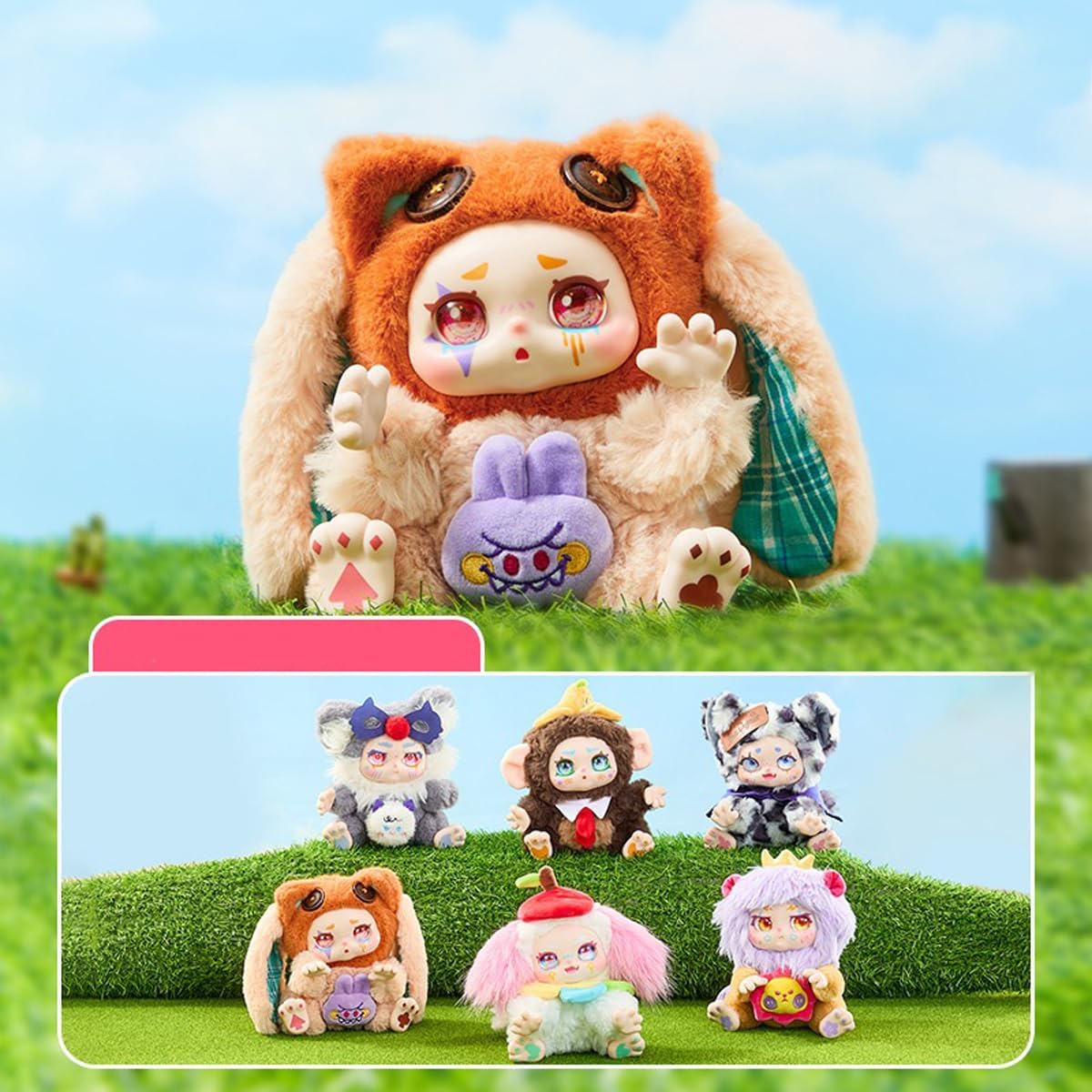 Aven Rabbit KIMMON Regain Myself Series Blind Box Action Figures Mystery Box Cute Random Toys Birthday Gift Christmas Collectible Toy for Desktop Ornaments, 1PC