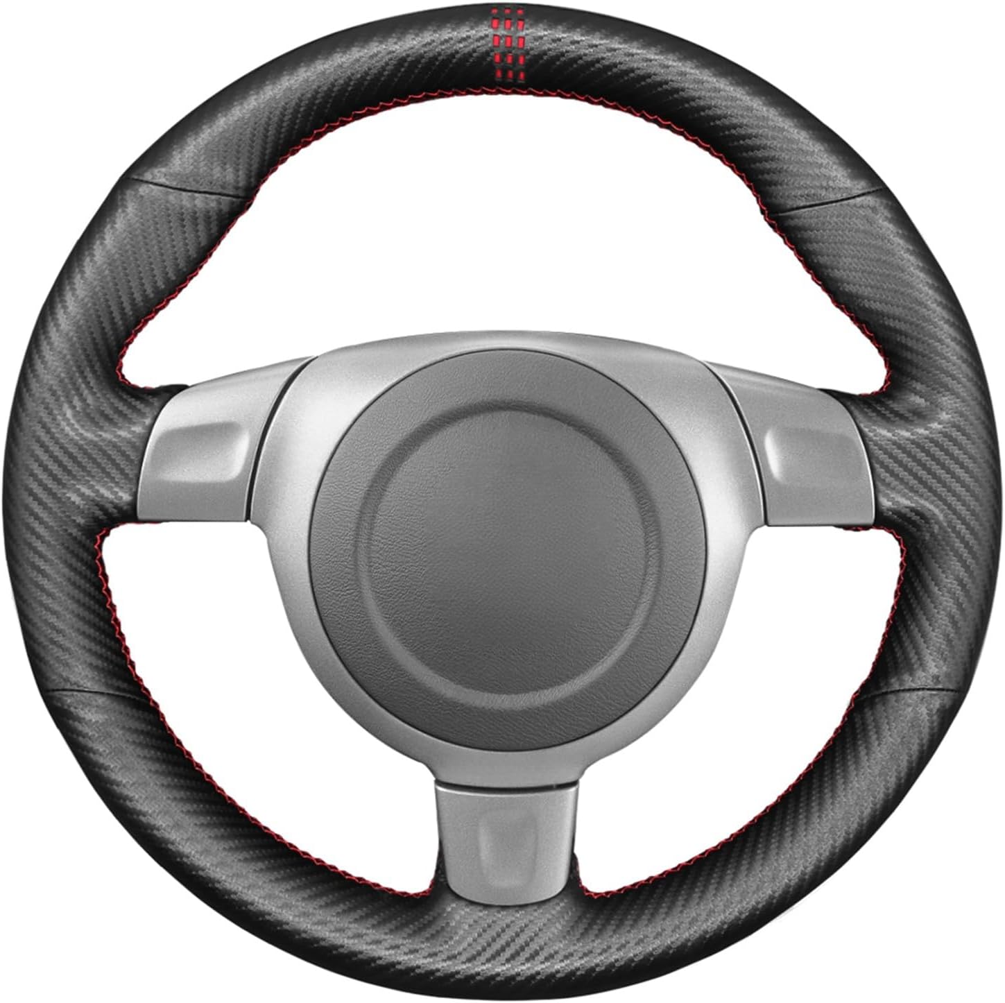 MEWANT Steering Wheel Covers for Porsche 911 (997) / Boxster (987)/ Cayman (987) Hand-Stitched Car Steering Wrap