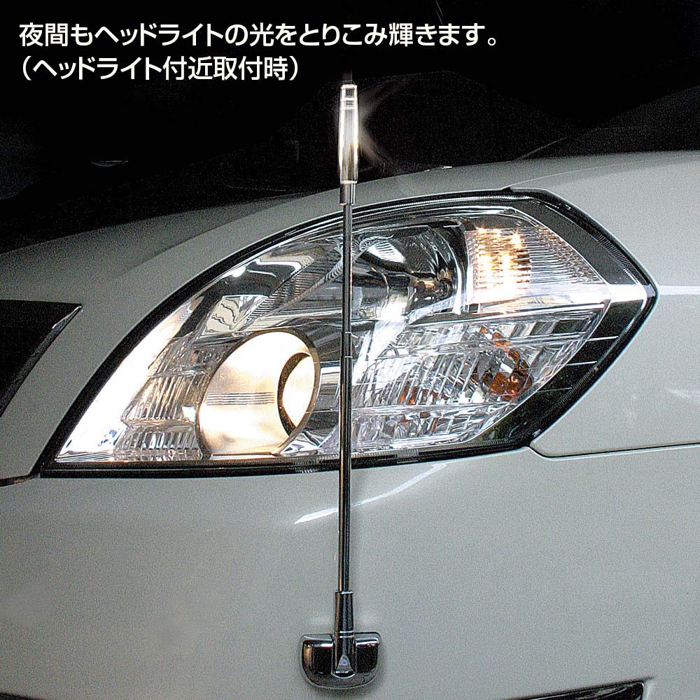 コーナーポール！ Amazon | ナポレックス(Napolex) Fizz 車用コーナーポール 約595mm