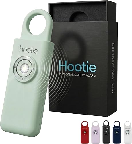 Miniatura 13 de Alarma de seguridad personal Hootie, alarmas personales para mujeres, hombres y niños Alarma personal - Llavero con alarma, alarma de autodefensa