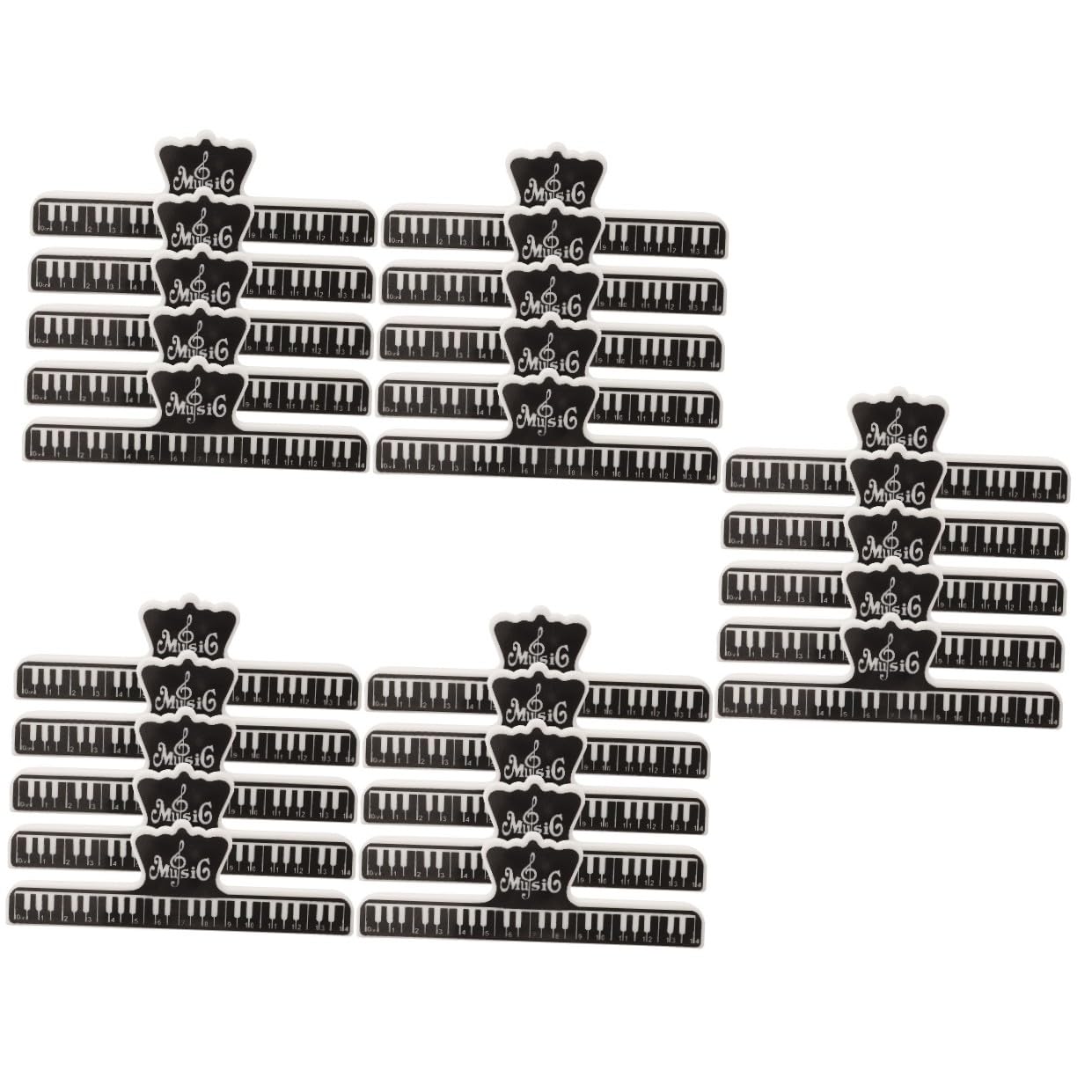 BESTonZON 25 Pcs Foglio Clip Di Spartito Per Pianoforte Clip Di Spartito Musicale Clip Di Spartito Musicale Per Pianoforte Clip Di Pagina Di Musica Per Pianoforte Supporto Della Pagina Di