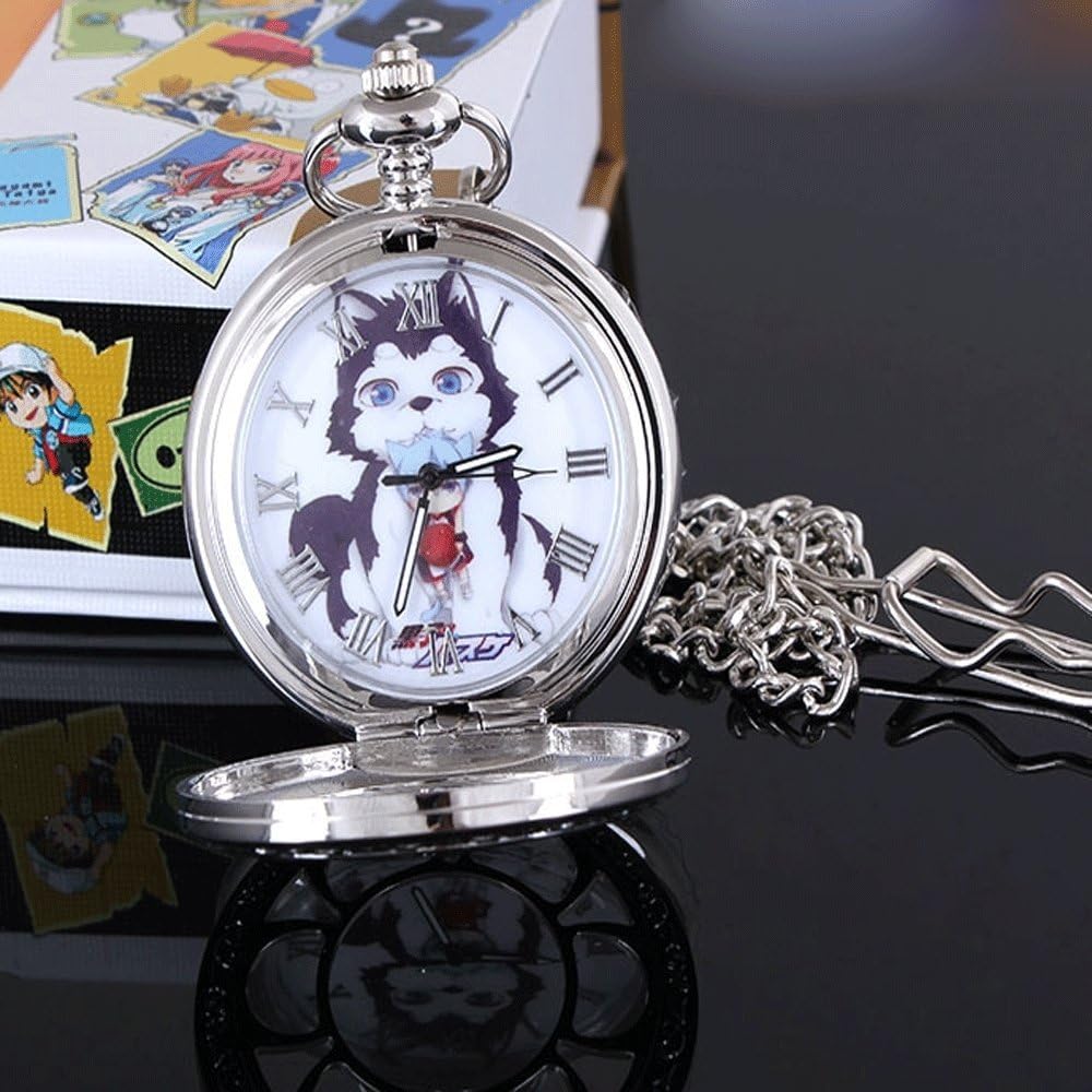 Anime Kuroko No Basket Watch Pocket Watch Pendant Necklace With Chain