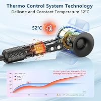 TQQ Hajszárító 200 Millió Negatív Ionnal - Csendes Brushless Motor, Gyors Szárítás, 110.000 RPM, 57dB - Otthoni és Utazási Hajszárító 4