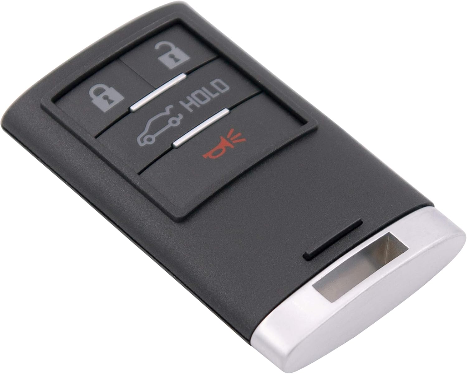 Keyless2Go Replacement for 4 Button Proximity Smart Key for Cadillac NBG009768T 2856929