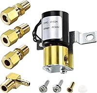 TOMOON UHS24 Universal 24V Humidifier Solenoid Valve - Replaces Aprilaire 4040, Honeywell HE280 32001639-002, General 990-53 & More