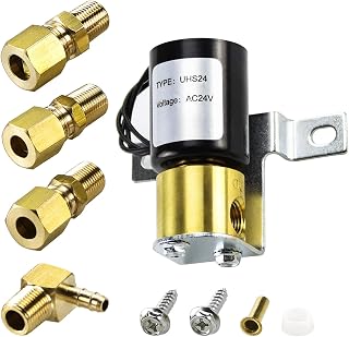 TOMOON UHS24 Universal 24V Humidifier Solenoid Valve - Replaces Aprilaire 4040, Honeywell HE280 32001639-002, General 990-53 & More