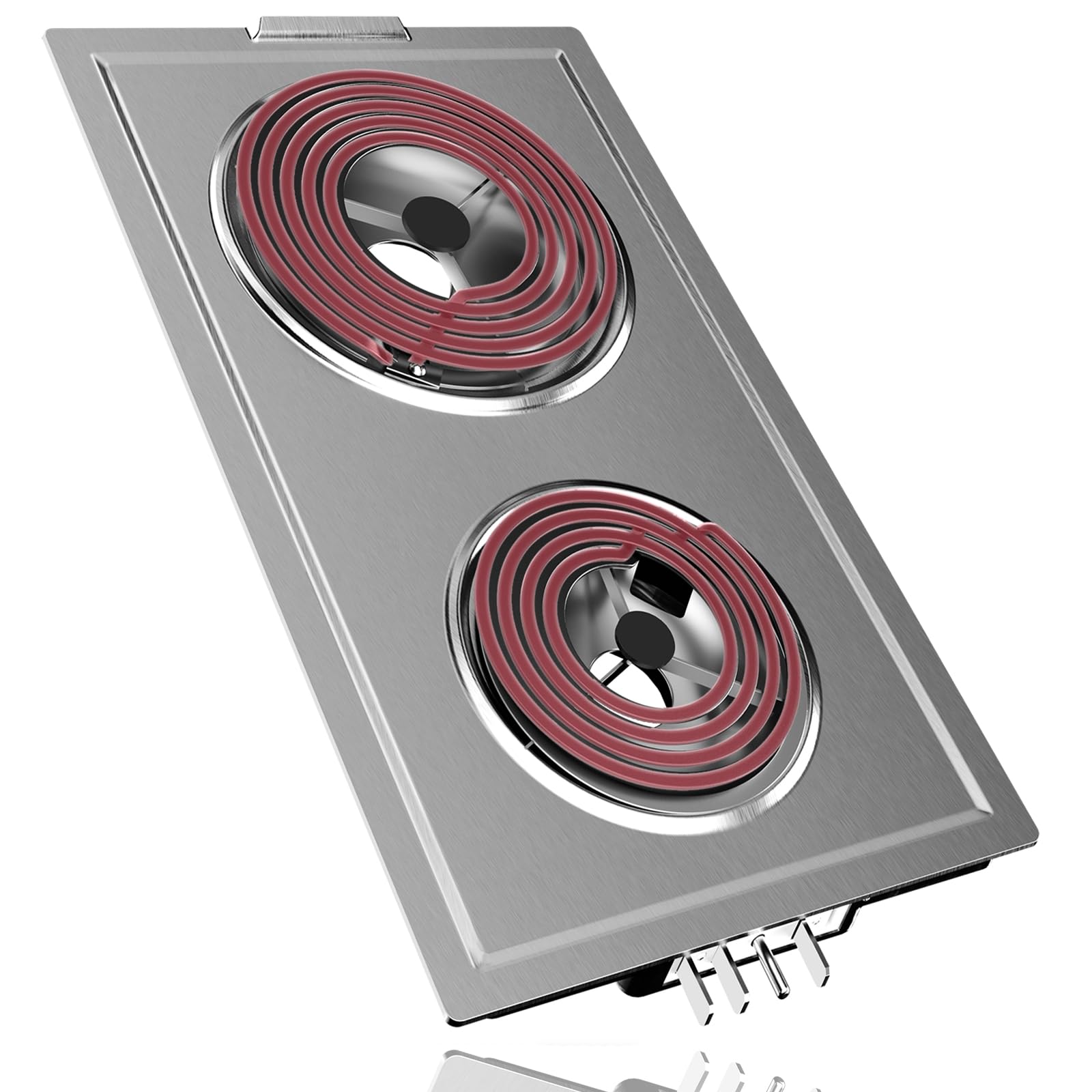 Photo 1 of [2 PACK] JEA7000ADSA Cooktop Module Compatible with Jenn Air Cooktop Replacement Parts JEA7000ADS A100 A100S Coil Element Cartridge For Whirlpool Electric Stove Range Cooktop Cartridge PS8769936 YA100