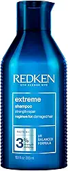 Redken Shampoo Extreme | Shampoo para Cabelos Danificados| Fortalece e Repara Cabelos Danificados | Cabelos Resistentes à Quebra | 300ml