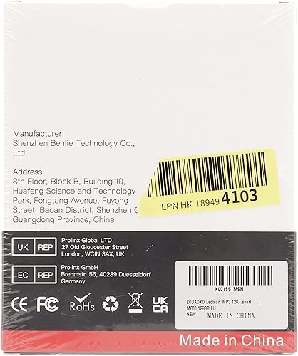 Miniatura 8 de ZOOAOXO Reproductor de MP3 de 64 GB reproductor de música ZOOAOXO con Bluetooth 52 altavoz HD integrado radio FM grabadora de voz mini diseño pesa