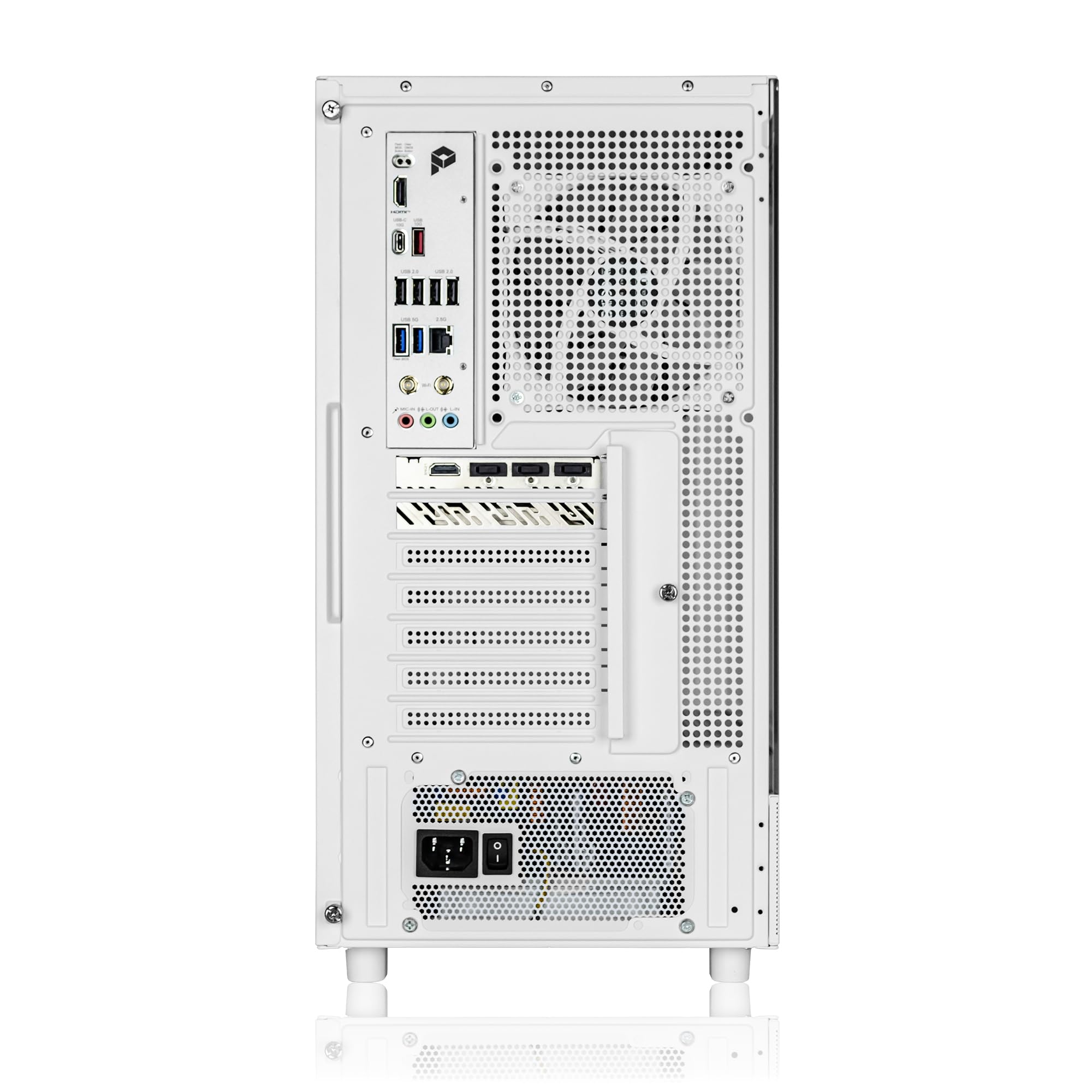 Aurum Snow PC Gaming Ryzen 5 5700X • GeForce RTX5070 12GB • 32GB DDR4 • 1000GB M.2 SSD • Windows 11 • WiFi • pc da gaming