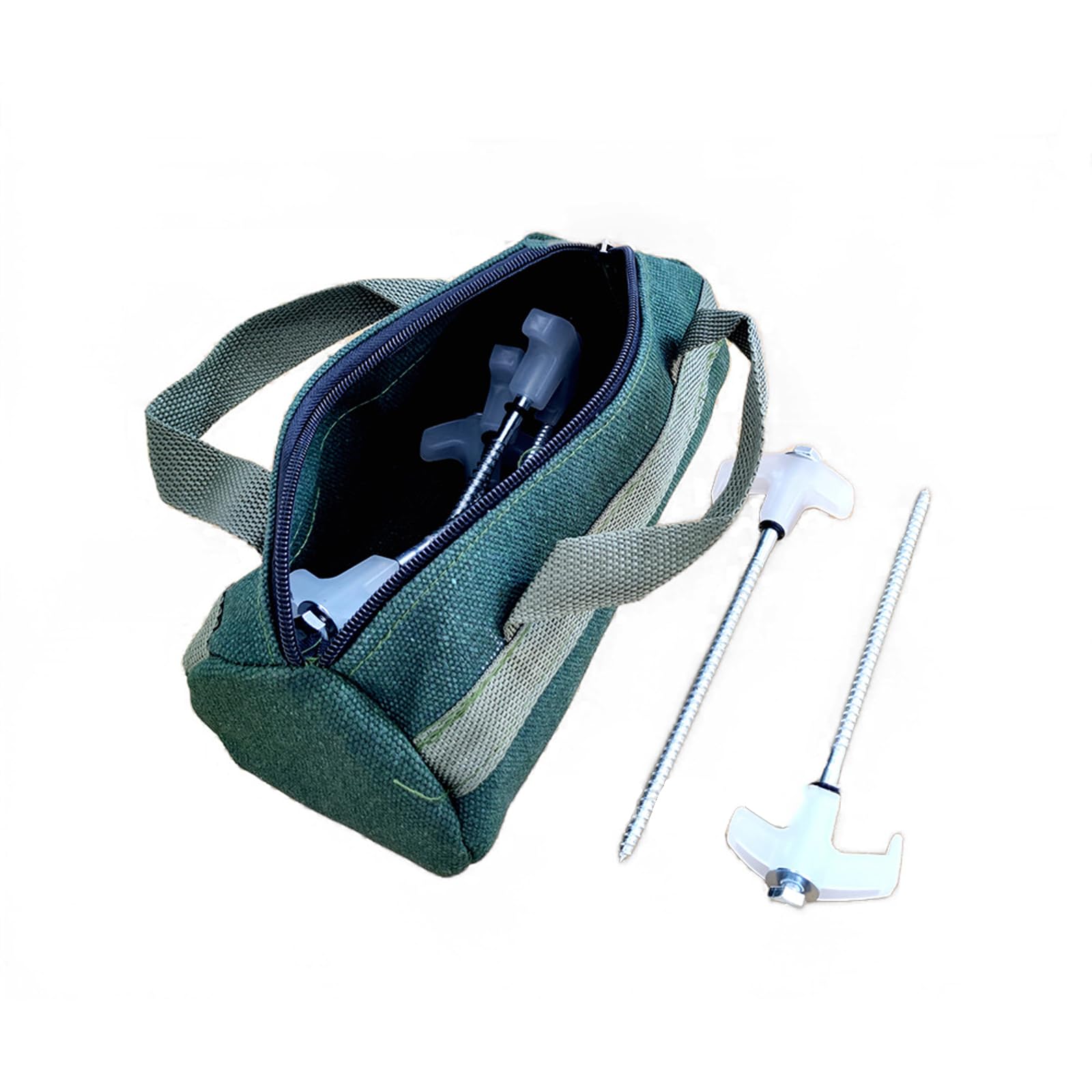 Piquet de tente de camping en acier au carbone - Clous moulus - Pics fixes pour soutenir la tente de camping