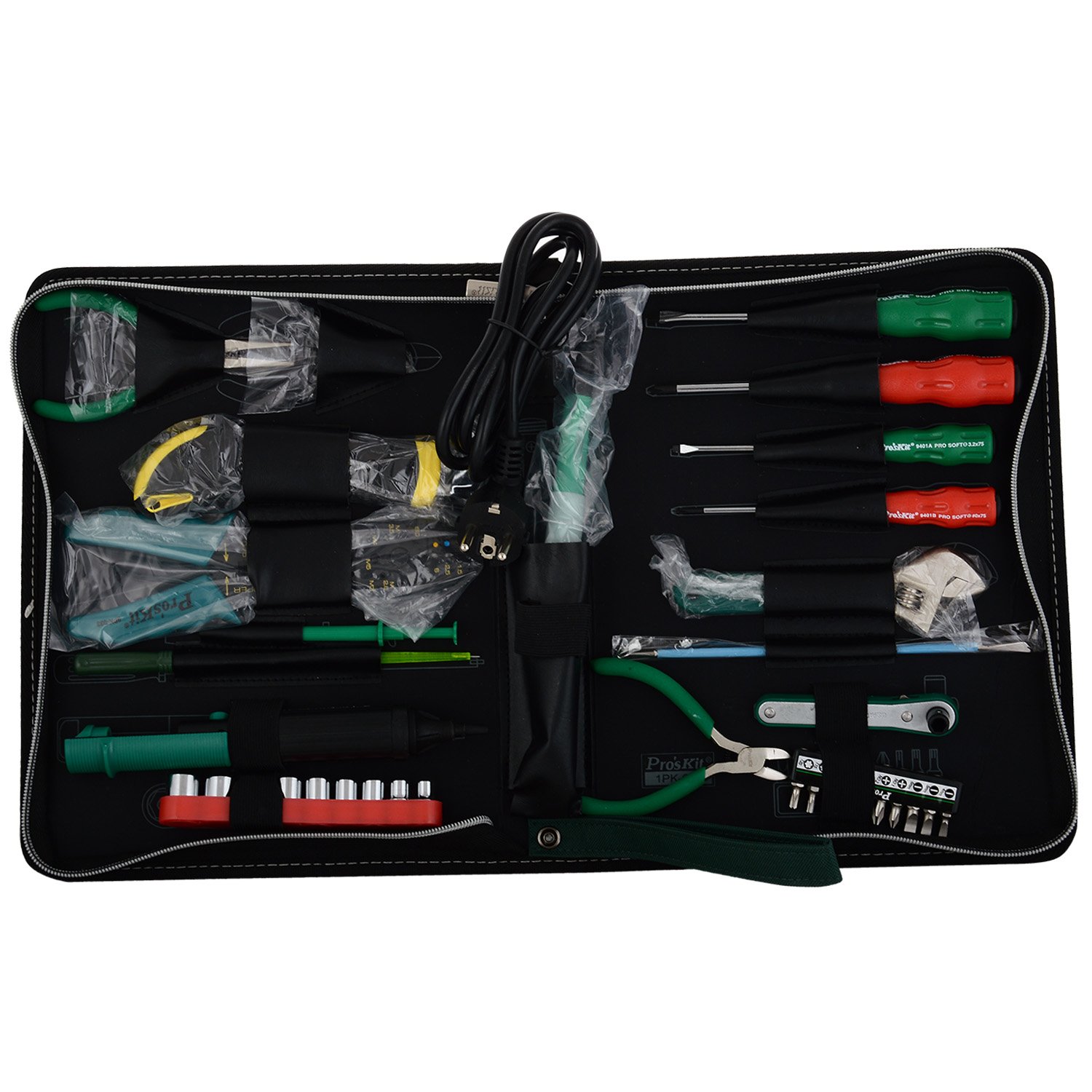 Proskit 1PK690B, Professional Electrical Tool Kit 220V/Metric (Pack of