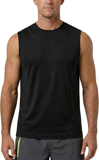 Zengjo Mens Athletic Tank Tops Quick Dry Sleeveless Workout Shirts | Moisture-wicking, Running,Gym