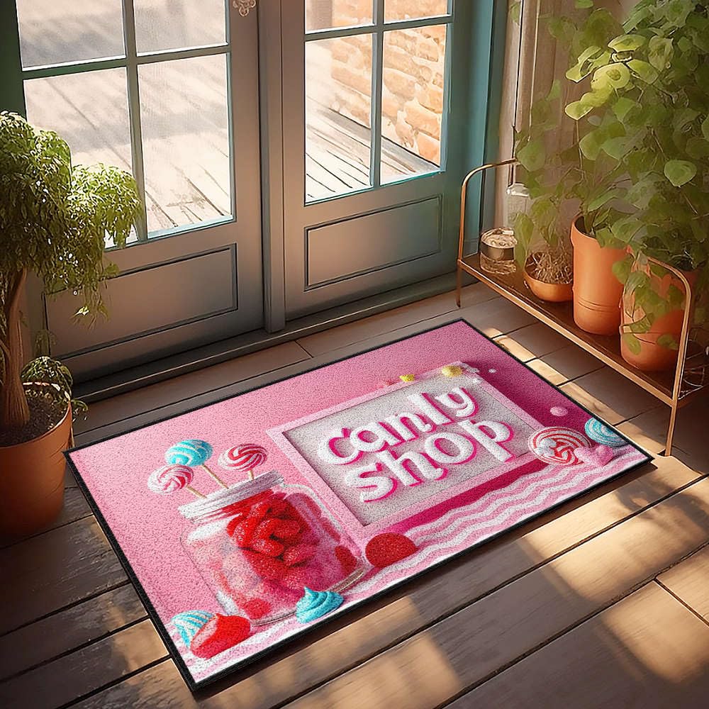Tapis de cuisine d'automne anti-salissure pour porte d'entrée 65x90