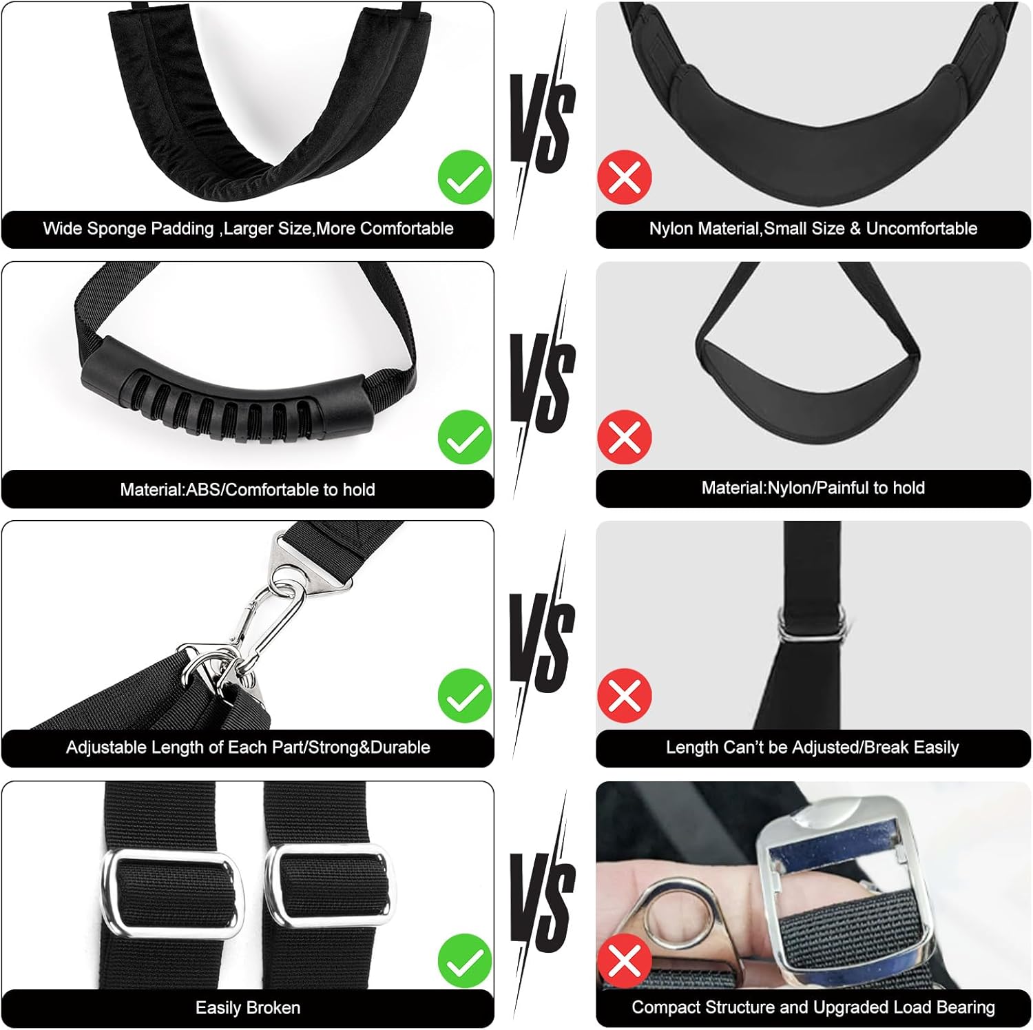 sexfree Upgrade 5 in 1 Door Sex Swing Restraints BDSM Toys and Wrist and Thigh Ankle Sex Restraints Kit Toys, Couples Bondage Gear & Accessories