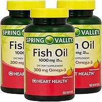 Vista 6 de Aceite de pescado Omega 3 de 1000 mg – 60 cápsulas blandas, suplementos de omega-3 para mujeres y hombres, aceite de pescado, ácido graso de aceite