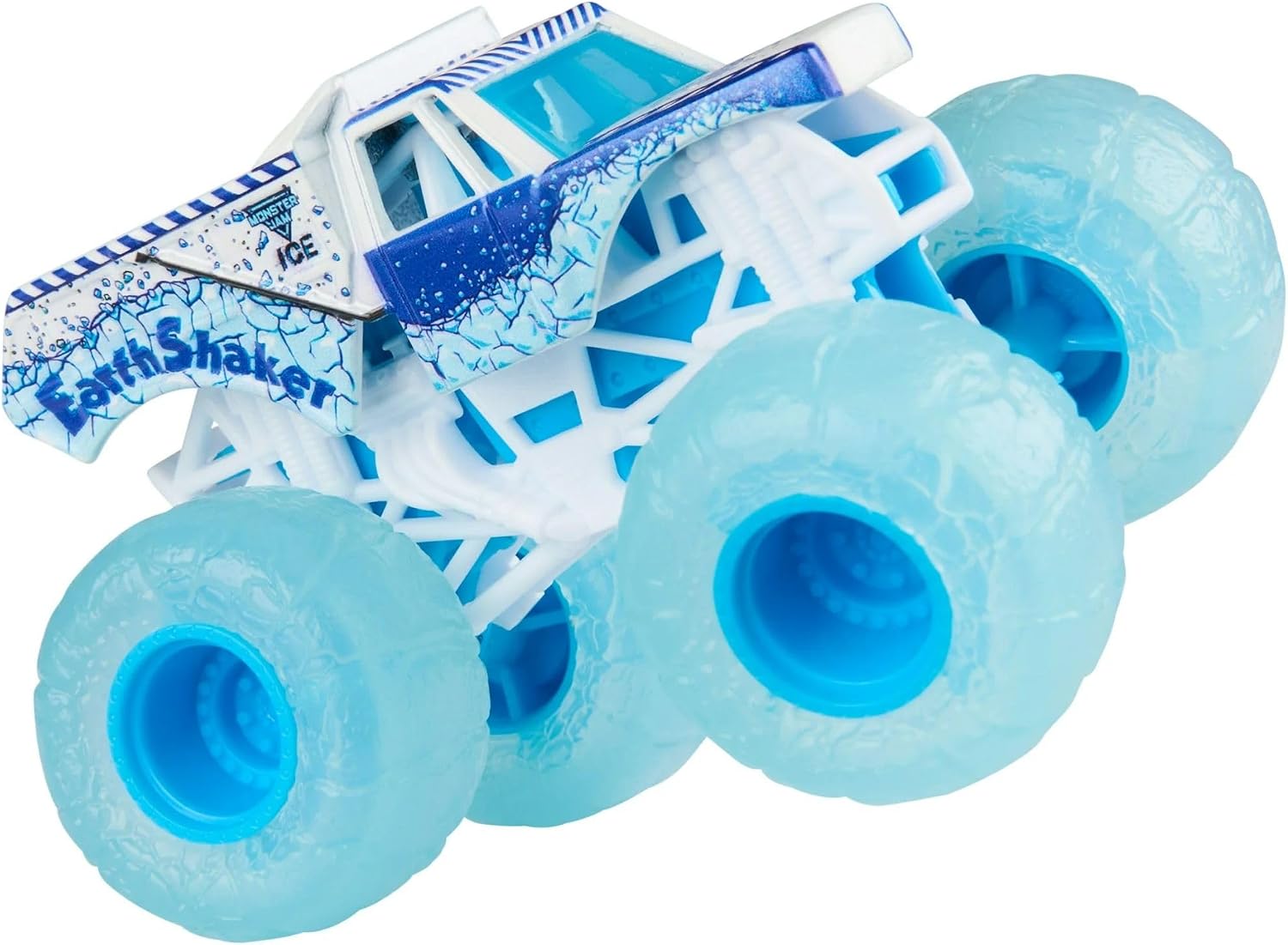 Monster Jam 2024 Fire & Ice 1:64 Diecast Monster Truck 2-Pack, Son-uva Digger vs Earth Shaker