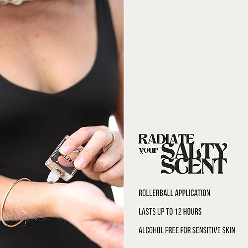 Miniatura 2 de PIRETTE Aceite aromático, aceite de perfume inspirado en la playa para mujer, notas de coco fresco, cera de surf y protector solar, 0.5 onzas