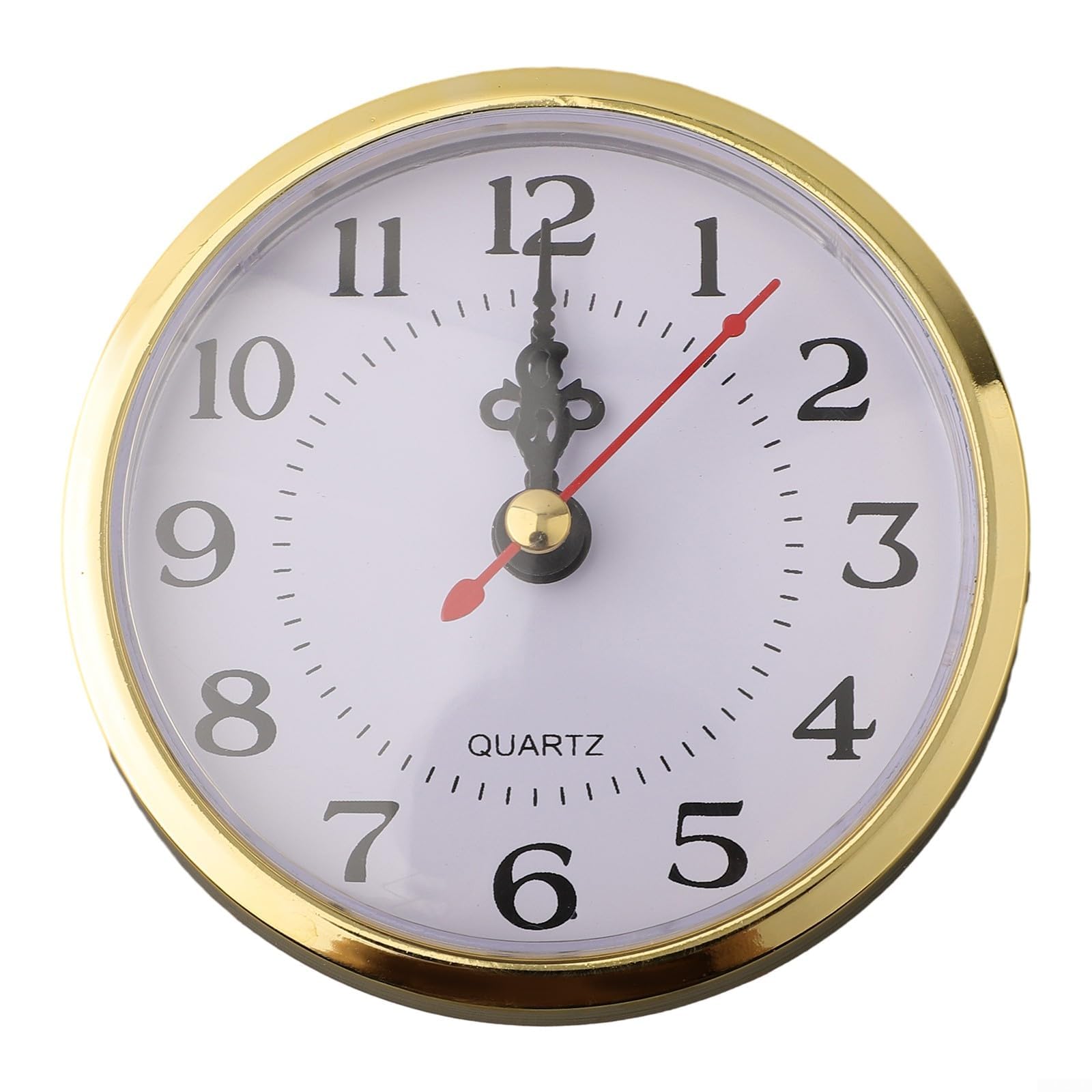 Xitoio Unisex ‎As Picture Show Diy Gold Quartz Clock Insert With Silent Movement Multiple Clock Repair Parts​ (90Mm)