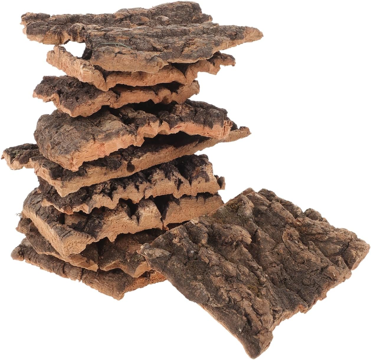 Cork Bark Background, Reptile Tank Tree Backdrop Wall Decor Habitat Climbing Mat Decoration for, Lizard, Turtle, Gecko, Bearded Dragon, Frog