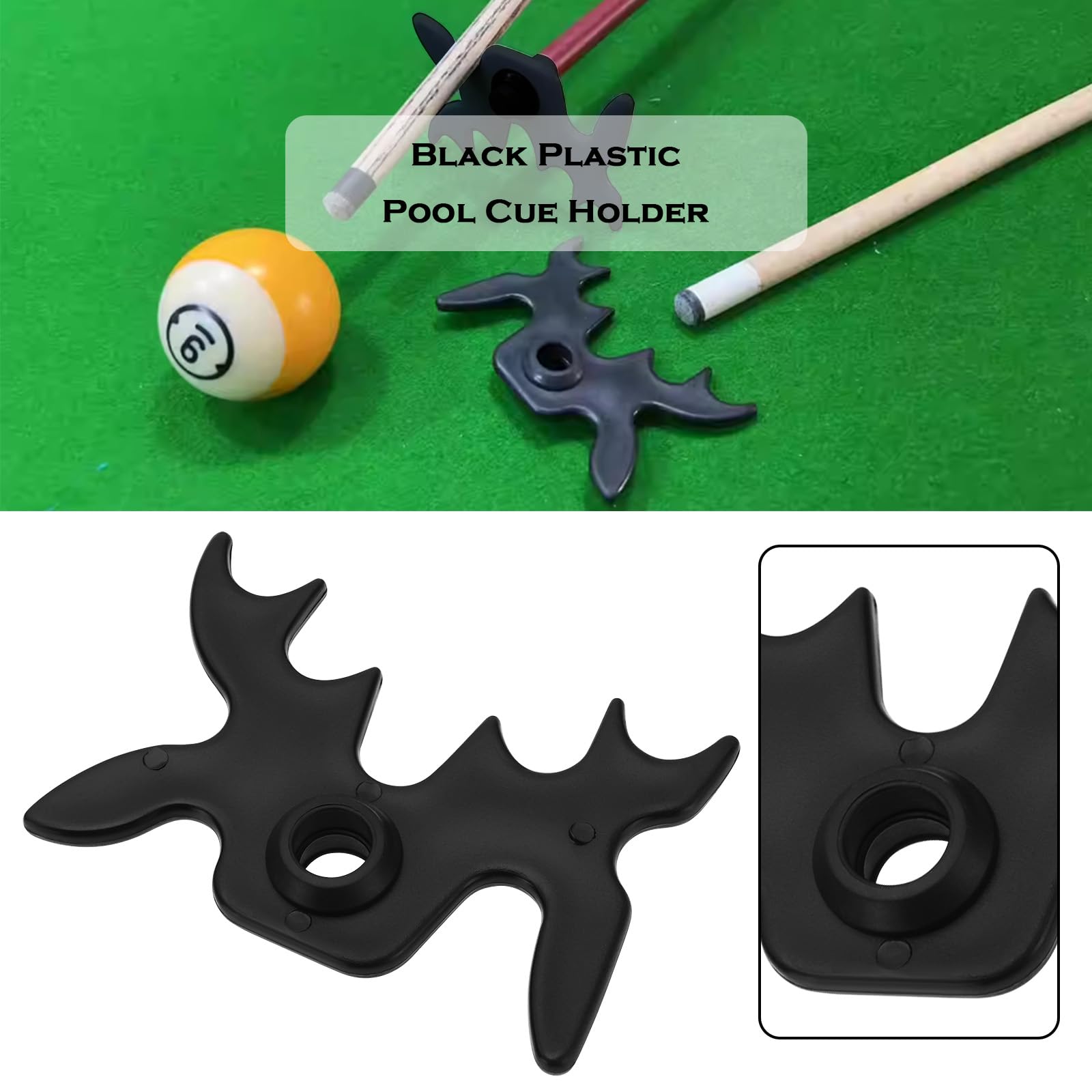 Support De Billard Au Sol Porte-Queues En Bois Massif - Rack Pour 4 Queues De Billard Ou Snooker, Stable Et Élégant
