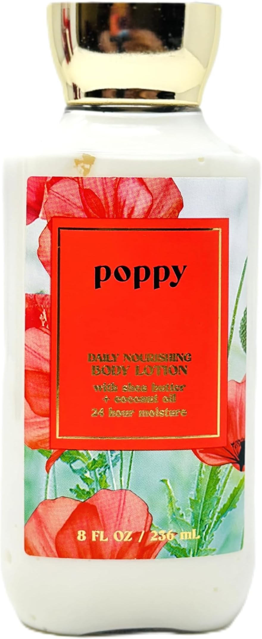 Bath and Body Daily Nourishing Body Lotion with Shea Butter (8 FL OZ, Poppy)