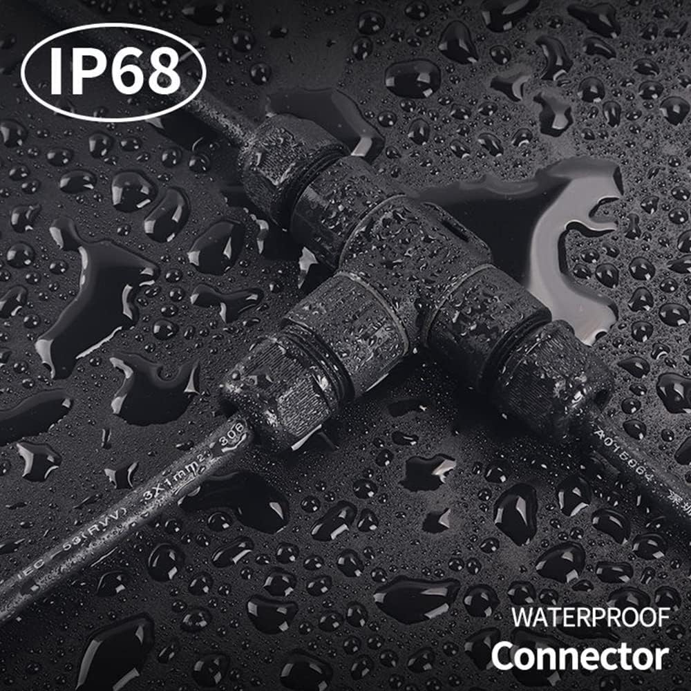 Waterproof Junction Box 3 Way and 2 Way 3 pin Waterproof Cable Connectors