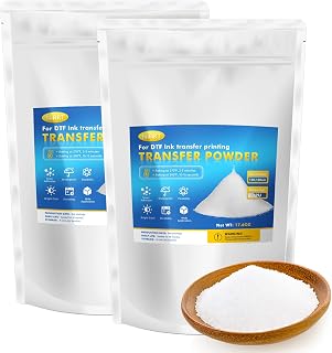 NiArt DTF Powder 1kg/ 35.3oz DTF Transfer Adhesive Powder for Sublimation Printer 2.2 Lb Digital Transfer Hot Melt Adhesive DTF Pretreat Transfer Powder for Cotton Leather