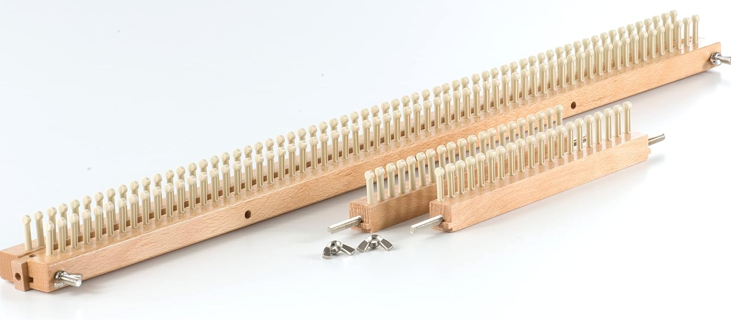 Authentic Knitting Board with Peg Extenders, 28-Inch