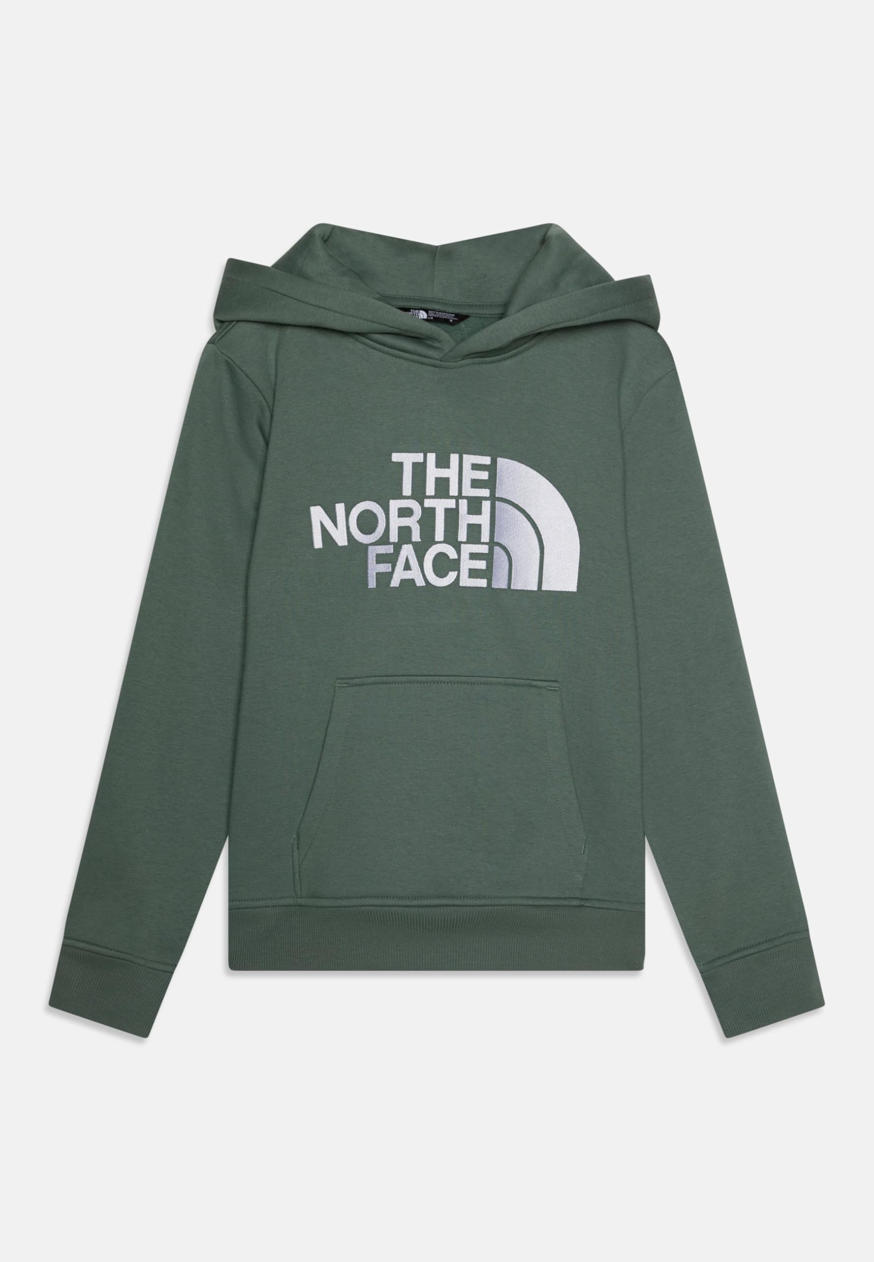 The North Face Boys Green Drew Peak Over-The-Head Hoodie  in Size L, Sports Direct